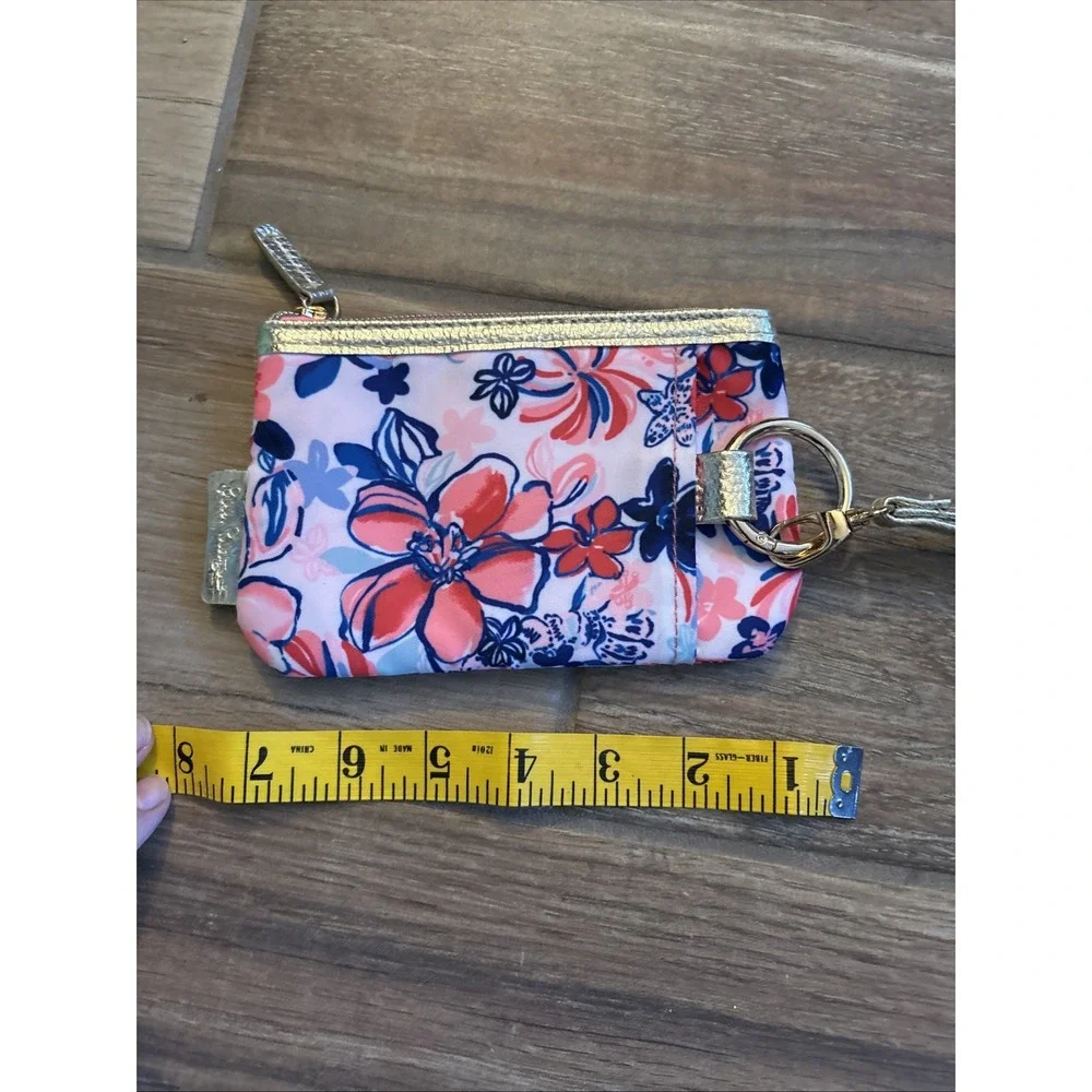 Lilly Pulitzer‎ Zip Top Wallet Wristlet White Party Like a Lobstar NWOT